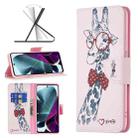 For Motorola Moto G200 5G / Edge S30 5G Colored Drawing Pattern Leather Phone Case(Deer) - 1