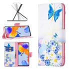 For Xiaomi Redmi Note 11 Pro International Colored Drawing Pattern Leather Phone Case(Butterfly Love) - 1