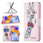 For Xiaomi Redmi Note 11 Pro International Colored Drawing Pattern Leather Phone Case(Deer) - 1
