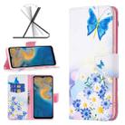 For ZTE Blade A51 Colored Drawing Pattern Leather Phone Case(Butterfly Love) - 1