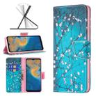 For ZTE Blade A51 Colored Drawing Pattern Leather Phone Case(Plum Blossom) - 1