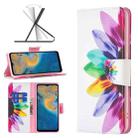 For ZTE Blade A51 Colored Drawing Pattern Leather Phone Case(Sun Flower) - 1