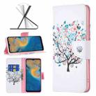 For ZTE Blade A51 Colored Drawing Pattern Leather Phone Case(Tree) - 1