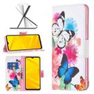 For ZTE Blade A71 Colored Drawing Pattern Leather Phone Case(Butterflies) - 1