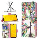 For ZTE Blade A71 Colored Drawing Pattern Leather Phone Case(Tree Life) - 1