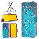 For ZTE Blade A71 Colored Drawing Pattern Leather Phone Case(Plum Blossom) - 1