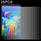 25 PCS 9H 2.5D Explosion-proof Tempered Glass Film for LG G Pad 5 10.1 inch - 1