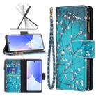 For Honor 50 / Huawei nova 9 Colored Drawing Pattern Zipper Leather Phone Case(Plum Blossom) - 1