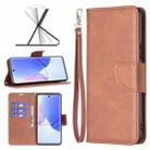 For Honor 50 / Huawei nova 9 Lambskin Texture Pure Color Leather Phone Case(Brown) - 1