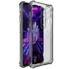 For ZTE nubia Red Magic 7 imak TPU Phone Case with Screen Protector(Transparent Black) - 1