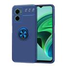 For Xiaomi Redmi Note 11E Metal Ring Holder TPU Phone Case(Blue) - 1