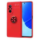 For Huawei nova 9 SE Metal Ring Holder TPU Phone Case(Red) - 1