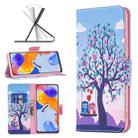 For Xiaomi Redmi Note 11 Pro International Colored Drawing Leather Phone Case(Owl) - 1