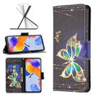 For Xiaomi Redmi Note 11 Pro International Colored Drawing Leather Phone Case(Big Butterfly) - 1