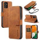 For Samsung Galaxy A13 4G DG.MING Retro Oil Edge Flip Leather Phone Case(Brown) - 1