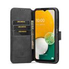 For Samsung Galaxy A13 5G DG.MING Retro Oil Edge Flip Leather Phone Case(Black) - 4