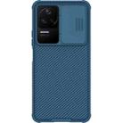 For Xiaomi Redmi K40S NILLKIN CamShield Pro Series PC Full Coverage Phone Case(Blue) - 1
