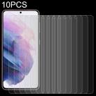 For Samsung Galaxy S21+ 5G 10pcs 0.26mm 9H 2.5D Tempered Glass Film, Fingerprint Unlocking Is Not Supported - 1