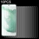 For Samsung Galaxy S22+ 5G 10pcs 0.26mm 9H 2.5D Tempered Glass Film, Fingerprint Unlocking Is Not Supported - 1