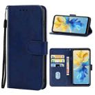 Leather Phone Case For Infinix Hot 11 2022(Blue) - 1