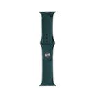 For Apple Watch Series 7 41mm / 6 & SE & 5 & 4 40mm / 3 & 2 & 1 38mm Mutural Liquid Silicone Watch Band(Green) - 1