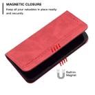 For Xiaomi Redmi 10 5G / Note 11E Magnetic RFID Blocking Anti-Theft Leather Phone Case(Red) - 6