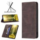 For Xiaomi Redmi 10 5G / Note 11E Magnetic RFID Blocking Anti-Theft Leather Phone Case(Brown) - 1