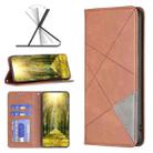 For Xiaomi Redmi 10C Prismatic Invisible Magnetic Leather Phone Case(Brown) - 1