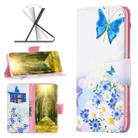 For OPPO Realme GT Neo3 Colored Drawing Pattern Leather Phone Case(Butterfly Love) - 1