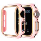 Two-color Electroplating PC Watch Case For Apple Watch Series 3&2&1 42mm(Pink Gold) - 1