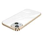 For iPhone 13 SULADA Diamond Lens Protector Plated Frosted Case(Gold) - 1