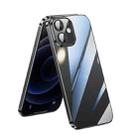 For iPhone 11 SULADA Lens Protector Plated Clear Case (Black) - 1