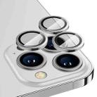 For iPhone 13 Pro / 13 Pro Max Benks King Kong Corning Metal Lens Protective Film (Silver) - 1