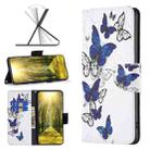 For Xiaomi Redmi 10C Colored Drawing Leather Phone Case(Butterflies) - 1