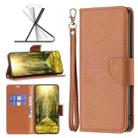 For Xiaomi Redmi 10C Litchi Texture Pure Color Leather Phone Case(Brown) - 1