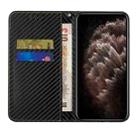 For Xiaomi Redmi Note 11 5G CN Version Carbon Fiber Texture Flip Holder Leather Phone Case(Black) - 7