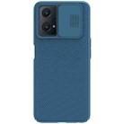 For OPPO Realme 9 Pro 5G NILLKIN Black Mirror Series PC Camshield Full Coverage Dust-proof Scratch Resistant Phone Case(Blue) - 1