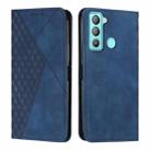 For Tecno POP 5 LTE Diamond Splicing Skin Feel Magnetic Leather Phone Case(Blue) - 1