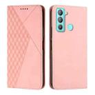 For Tecno POP 5 LTE Diamond Splicing Skin Feel Magnetic Leather Phone Case(Rose Gold) - 1