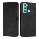 For Tecno POP 5 LTE Diamond Splicing Skin Feel Magnetic Leather Phone Case(Black) - 1