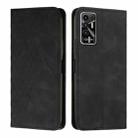 For Tecno Pova 2 Diamond Splicing Skin Feel Magnetic Leather Phone Case(Black) - 1