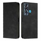 For Tecno Pova Neo Diamond Splicing Skin Feel Magnetic Leather Phone Case(Black) - 1