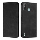 For Tecno Spark Go 2020 & 2021 / 6 Go Diamond Splicing Skin Feel Magnetic Leather Phone Case(Black) - 1