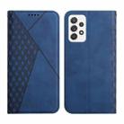 For Samsung Galaxy A23 Diamond Splicing Skin Feel Magnetic Leather Phone Case(Blue) - 1