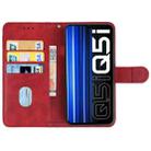 Leather Phone Case For OPPO Realme Q5i(Red) - 3