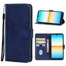 Leather Phone Case For Sony Xperia Ace III(Blue) - 1