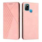 For Infinix Hot 10 Lite / Smart 5 2020 Diamond Splicing Skin Feel Magnetic Leather Phone Case(Rose Gold) - 1