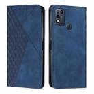 For Infinix Hot 11 Play/10 Play/Smart 5 2021 Diamond Splicing Skin Feel Magnetic Leather Phone Case(Blue) - 1