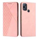 For Infinix Hot 11 Play/10 Play/Smart 5 2021 Diamond Splicing Skin Feel Magnetic Leather Phone Case(Rose Gold) - 1