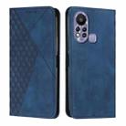 For Infinix Hot 11S Diamond Splicing Skin Feel Magnetic Leather Phone Case(Blue) - 1